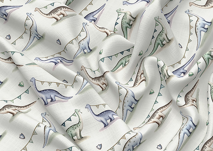Jurassic Joust, Bunting Knightly - Twist&Fit Roman Blind - Image 4